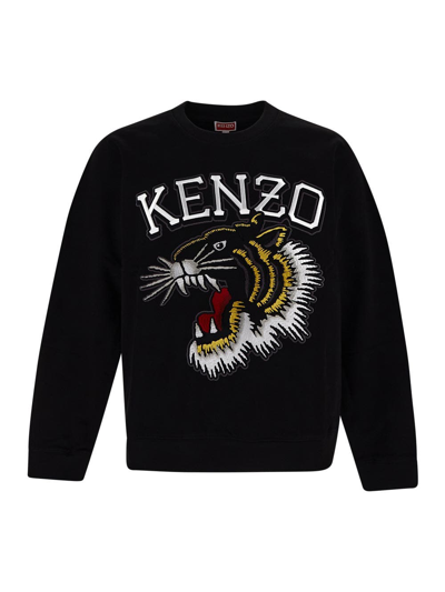 Kenzo Tiger Varsity Jungle Sweatshirt Black Male