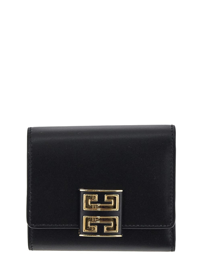 Givenchy 4g Trifold Wallet In Black