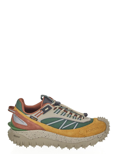Moncler Trailgrip Sneakers Multicolor In Cream