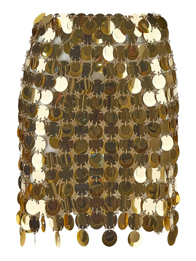 Rabanne Skirt In Gold