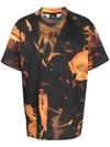 M44 LABEL GROUP M44 LABEL GROUP SHORT-SLEEVED T-SHIRT WITH FLAME PRINT