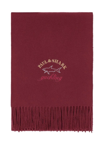 Paul & Shark Scarf In Red