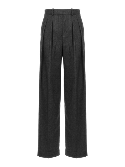 Theory Wool Pants In Gris