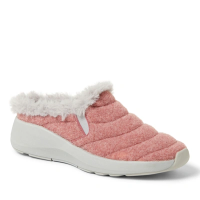 Dearfoams Women's Amaya Sleeper Wedge Indoor/outdoor Sneakers In Rose