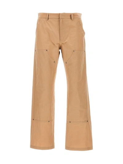 424 Nylon Blend Pants In Beige