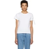 JW ANDERSON JW ANDERSON WHITE SINGLE KNOT T-SHIRT