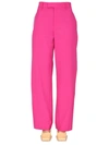 Ambush Women's Pants With Button In Fuchsia