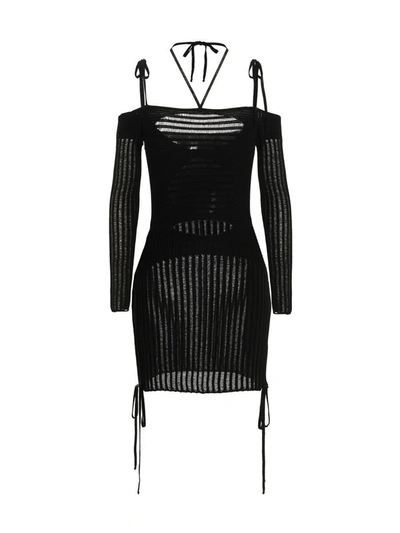 Andreädamo Cut-out Dress In Black