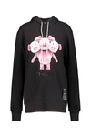 Drhope Dr. Hope Black Hoodie With Pig Print Clothing In Black