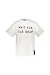 DR. HOPE DR. HOPE T-SHIRT WITH "WAIT FOR THE DROP" BLACK PRINT CLOTHING