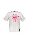 DR. HOPE DR. HOPE WHITE T-SHIRT WITH PIG PRINT CLOTHING