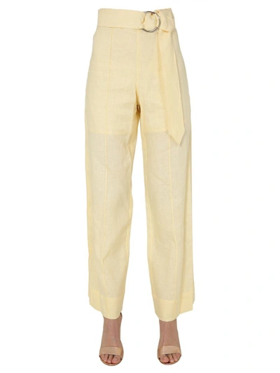 Baum Und Pferdgarten Womens Yellow Linen Pants