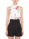 Boutique Moschino American Neck Shirt In Multicolour