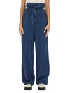 Boyish Palazzo Pants In Denim