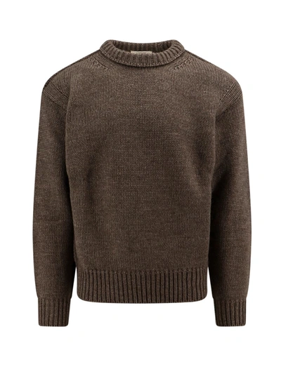Lemaire Boxy Sweater In Grey