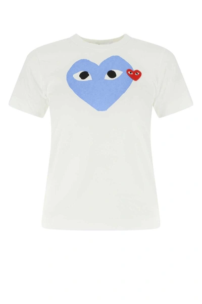 Comme Des Garçons Play T-shirt-s Nd Comme Des Garcons Play Female In White