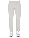 Department Five Department 5 Pants With Logo Patch In Charcoal