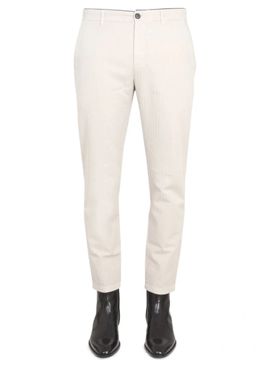Department 5 Pants With Logo Patch In Beige