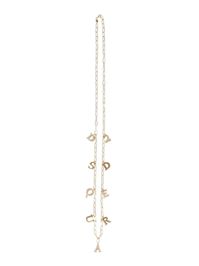 Dsquared2 Charmy Necklace In Gold