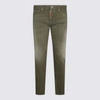 DSQUARED2 DSQUARED2 GREEN COTTON BLEND JEANS