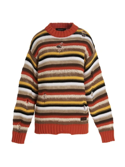 Dsquared2 Multicolor Striped Sweater