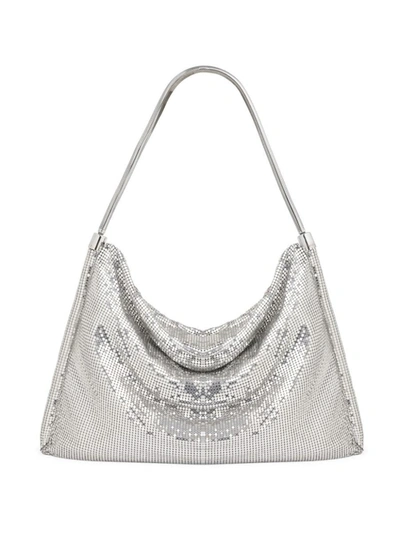 Rabanne Disc-embellished Shoulder Bag In Silver