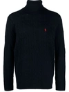 Polo Ralph Lauren Long Sleeve Pullover In Blue