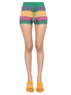 Gallo 1927 Stripe Pattern Shorts In Multicolour
