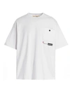 Incotex Red X Facetasm Cotton T-shirt In White