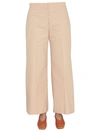 Jil Sander Women Wide Leg Trousers In Beige
