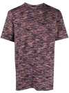 Missoni Man T-shirt Mauve Size Xl Cotton In Multicolour