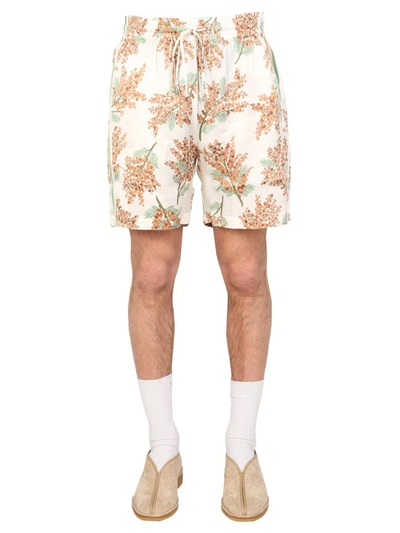 Mouty Bermuda Floral Print Shorts In Multicolour