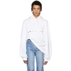 VETEMENTS White Oversized 'Sweater' Hoodie