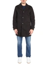 Ten C Men Single-breasted Trench Coat In Black