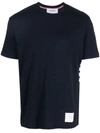 THOM BROWNE THOM BROWNE 4-BAR LOGO-PATCH T-SHIRT