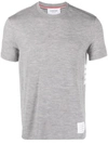 Thom Browne T-shirt With Application In Grey