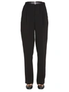 Tory Burch Regular Fit Trousers In Black