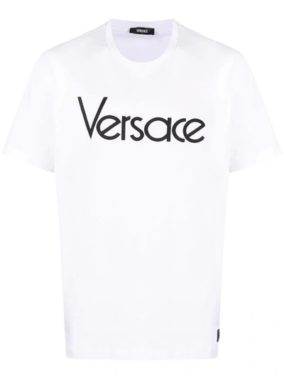VERSACE VERSACE T-SHIRT WITH EMBROIDERY