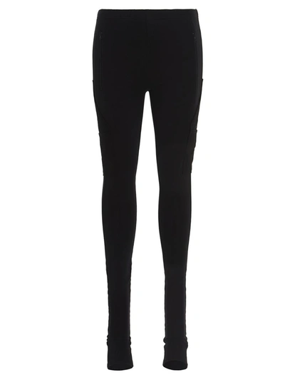 Wardrobe.nyc Women's Back Zip Legging In Black