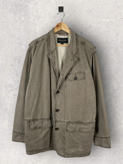 Pre-owned Avant Garde X Marlboro Classics Blazer Jacket Garment Dyed Avant Garde In Grey