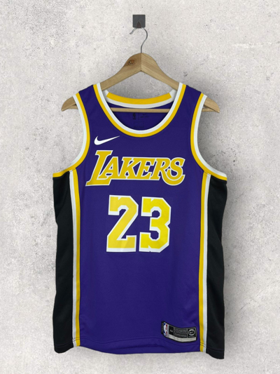 Pre-owned Jersey X Nike Los Angeles Lakers Nba Jersey Lebron 23 In Purple