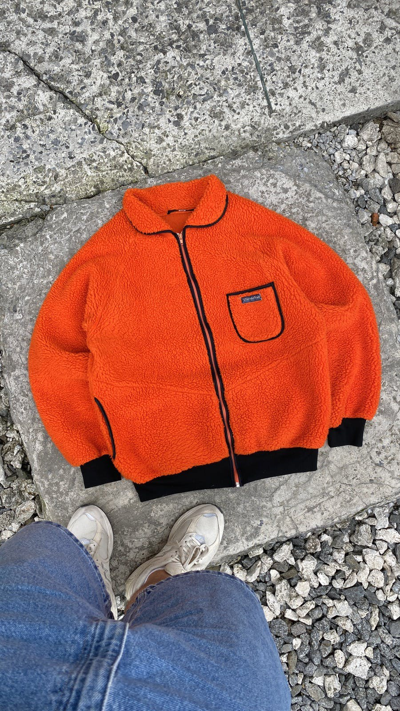 Pre-owned Outdoor Life X Tundra Vintage Tundra Sherpa Fleece Jacket In Orange