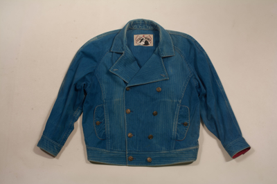 Pre-owned Issey Miyake I.s. Farmer Jacket In Blue