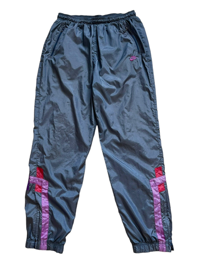 Pre-owned Nike X Vintage 90's Nike Sportwear Trousers Pants Size L In Blue