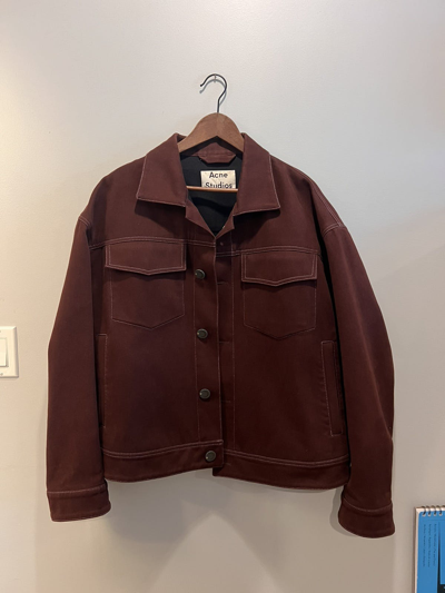 Pre-owned Acne Studios Jacket In Red