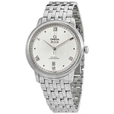 Pre-owned Omega De Ville Prestige Automatic Chronometer Mens Watch 42410402002007