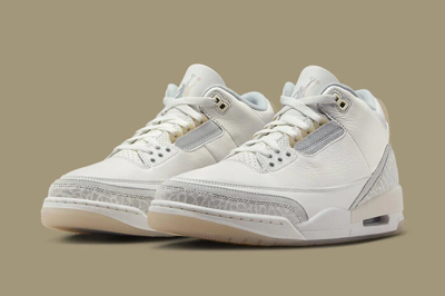 Pre-owned Jordan Air  3 Retro Craft Ivory Grey Mist Cream Fj9479-100 Size 8 - 14 In Orange