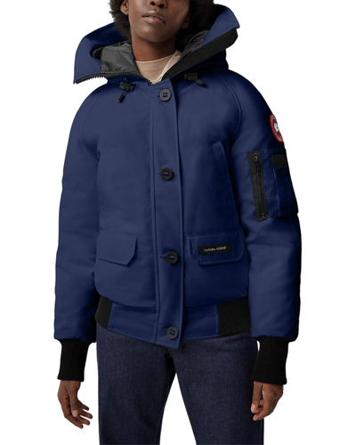 Pre-owned Canada Goose Chilliwack Bomber Jacket Women's In Atlantic Nvybleu Mar Atlan