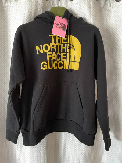 Pre-owned The North Face Men Gucci X  Crossover Hooded Pullover Long Sleeves Xs 651724 In Black
