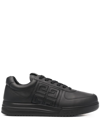 GIVENCHY BLACK G4 LEATHER SNEAKERS